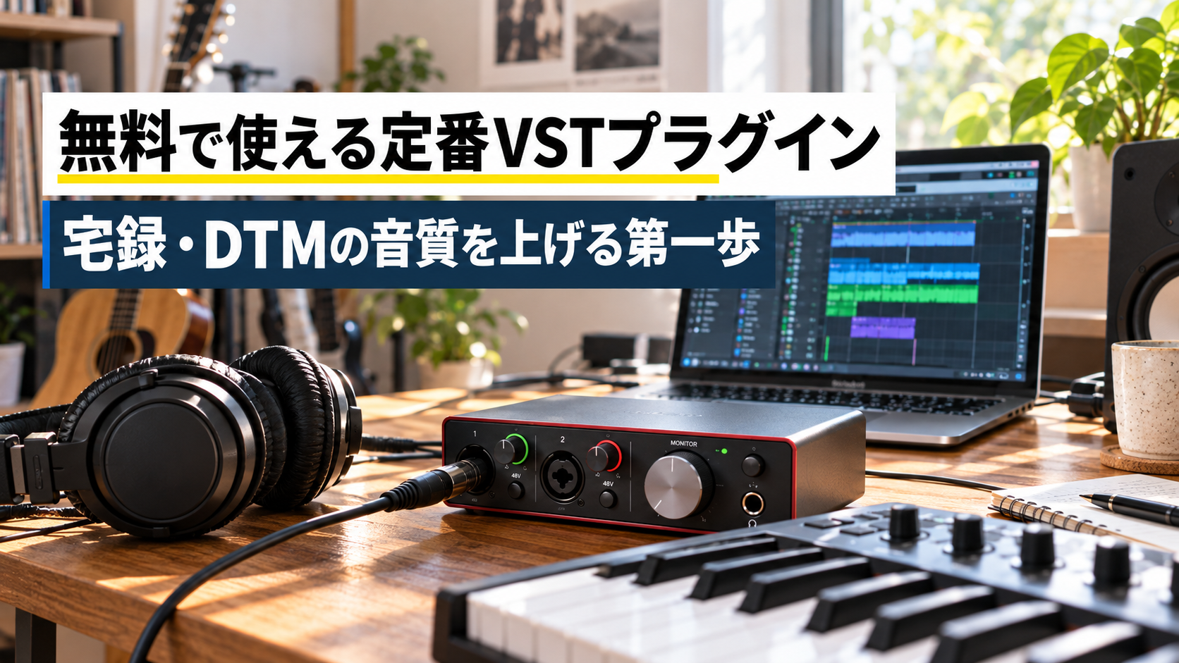 DTM・宅録のイメージ図