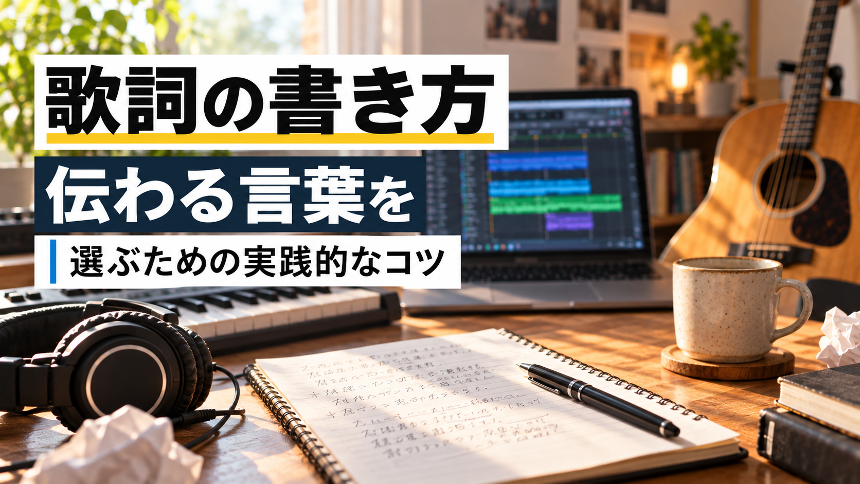 楽譜と音符のイメージ図