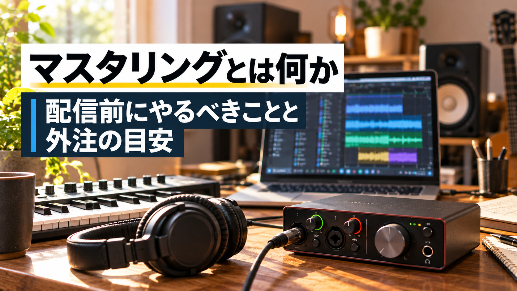 DTM・宅録のイメージ図