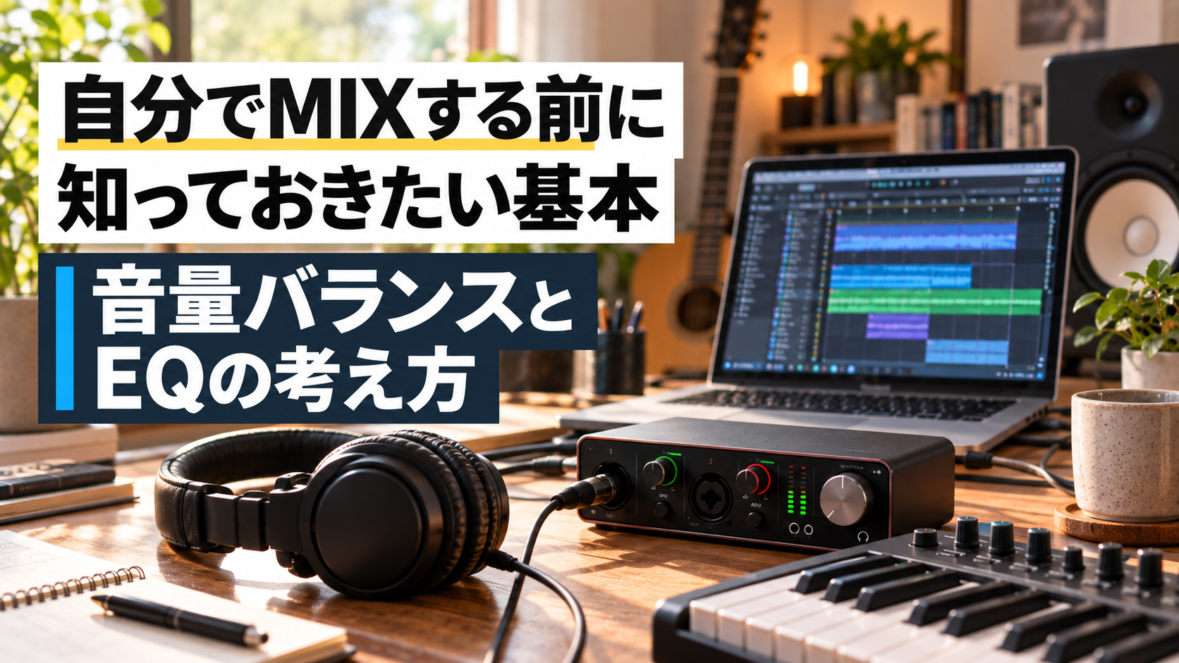 DTM・宅録のイメージ図