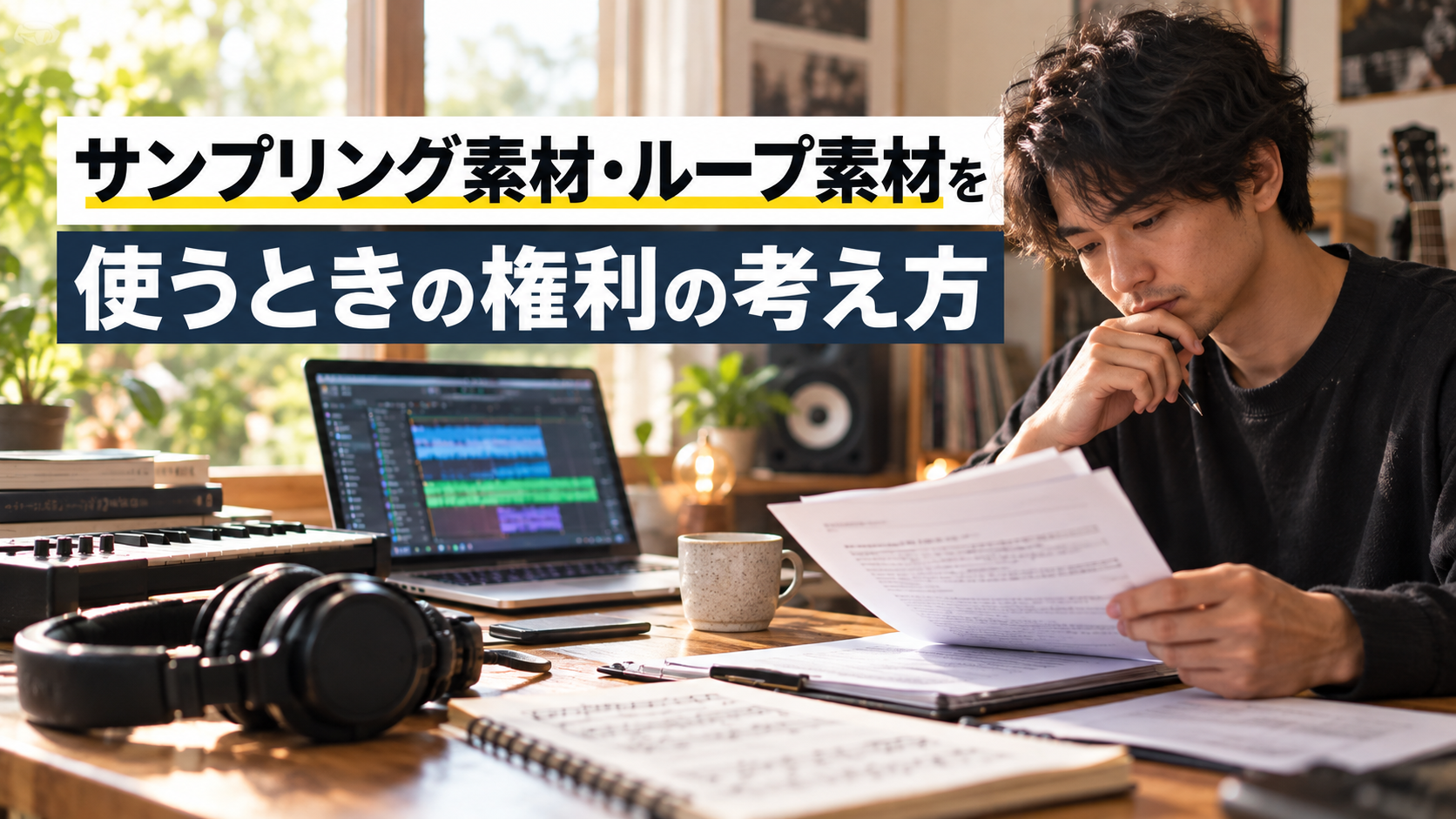 契約書と権利のイメージ図